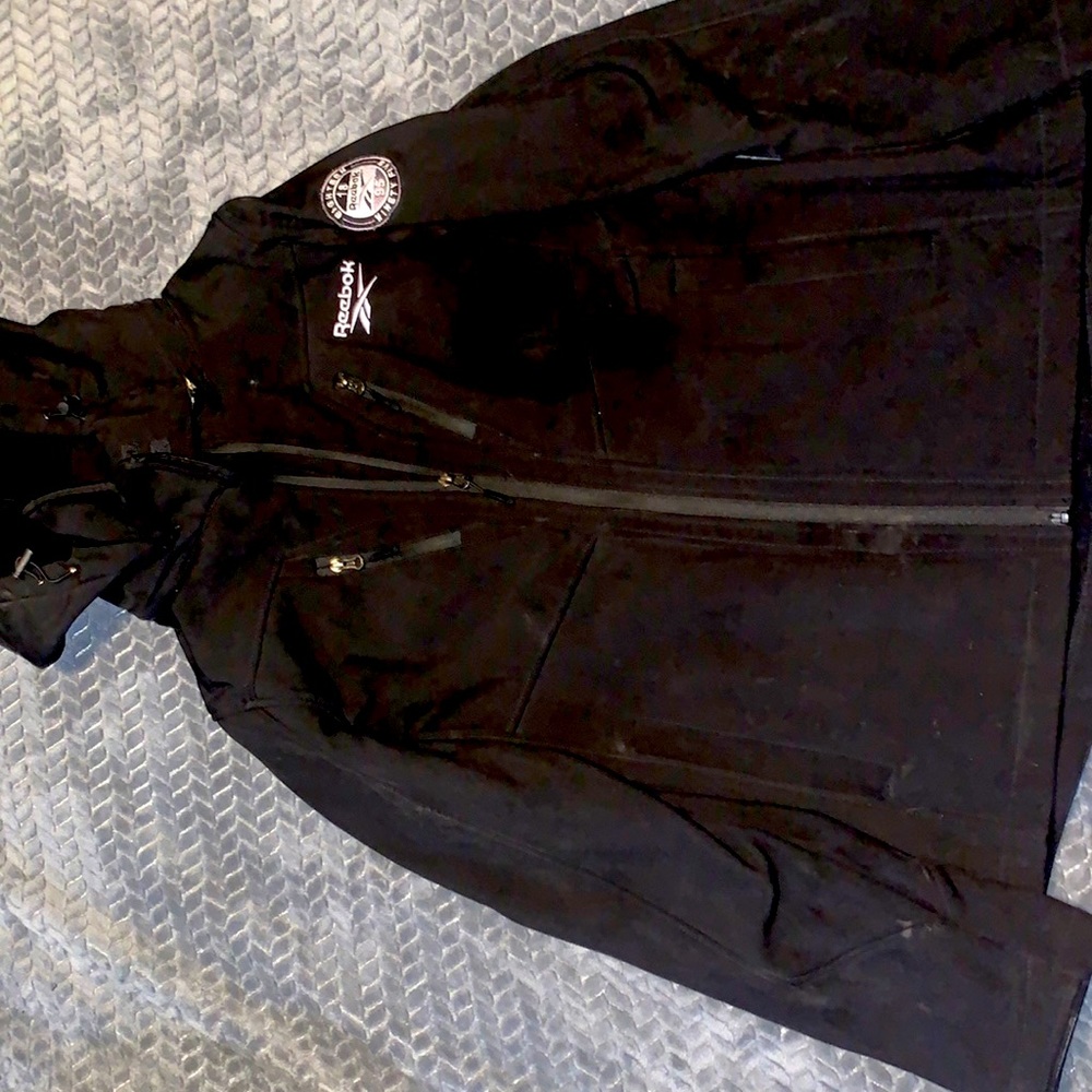 ReeBok black wind breaker